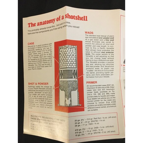 Reloading the Facts & the Fun. Brochure  Pacific Tool Co  Hornaday  Information - Picture 4 of 6